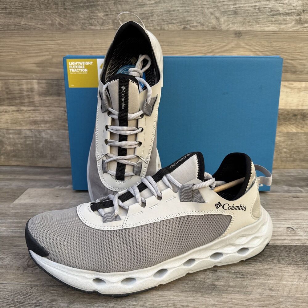 Columbia Drainmaker XTR Men’s Water Shoes Grey Dove Size 10 New BM1158-081